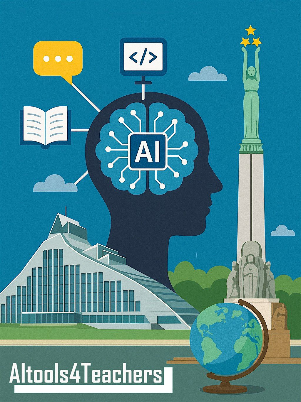 Projekta AItools4Teachers p\u0113tnieku tik\u0161an\u0101s ar Latvijas IKT uz\u0146\u0113mumiem