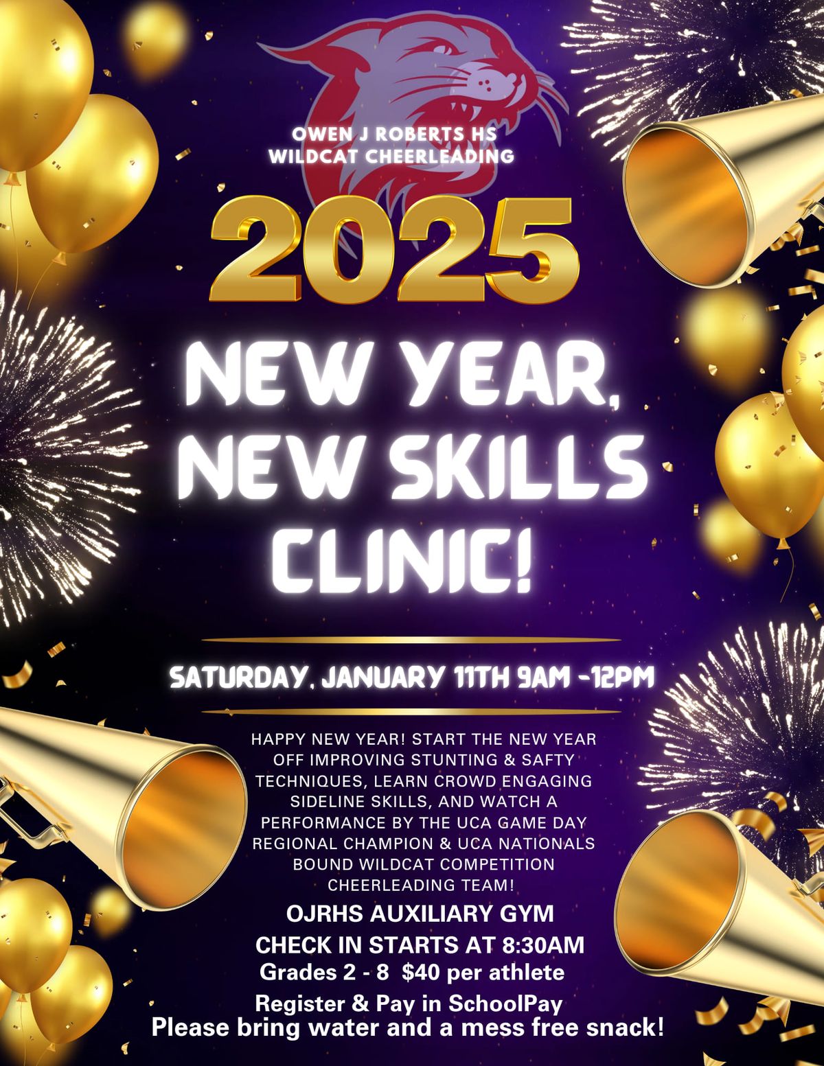 New Year, New Cheer Clinic!