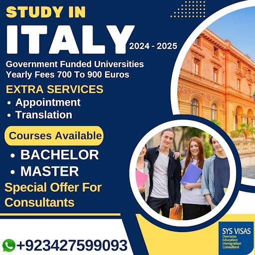 Study In Italy 2024-25