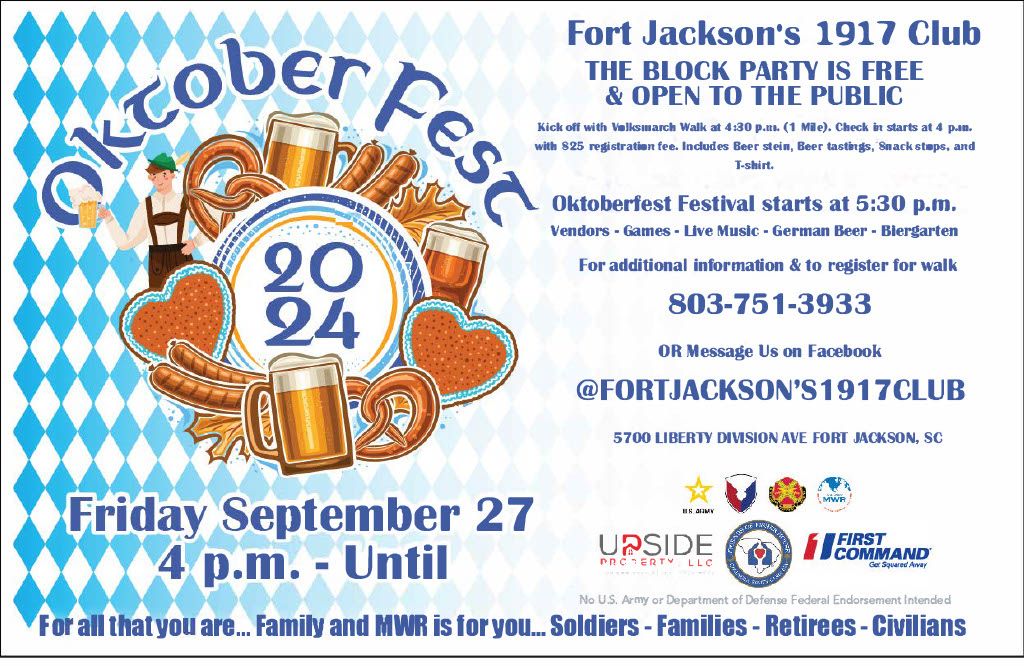 FORT JACKSON'S OKTOBERFEST FESTIVAL 2024