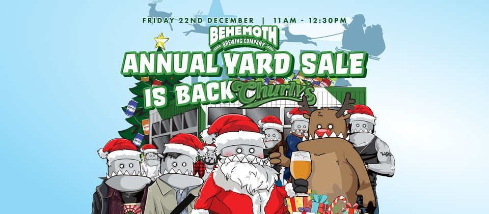 Behemoth Brewing's Annual Christmas Yard Sale 
