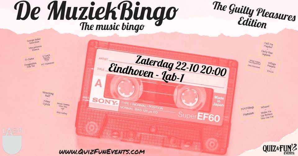 Muziekbingo, The Guilty Pleasures | Eindhoven