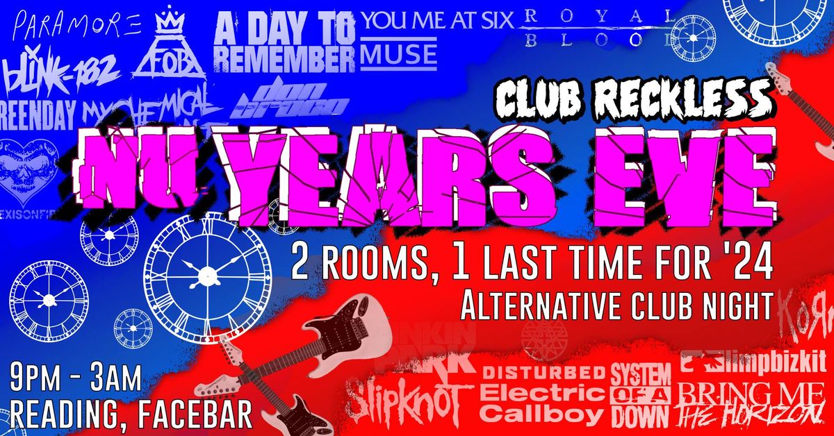 Club Reckless - New Year's Eve - alternative club night