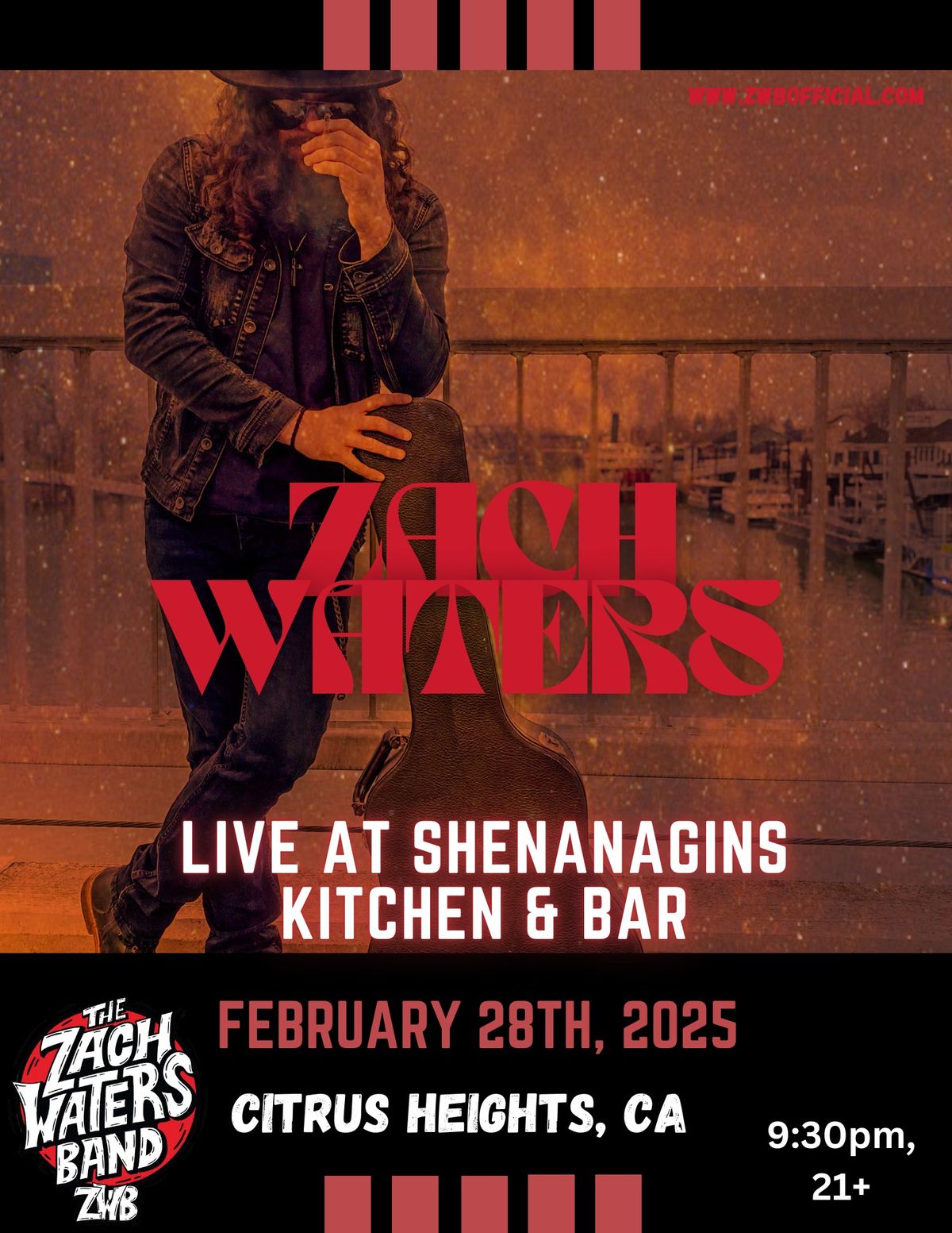 Zach Waters Live at Shenanigans Kitchen & Bar 