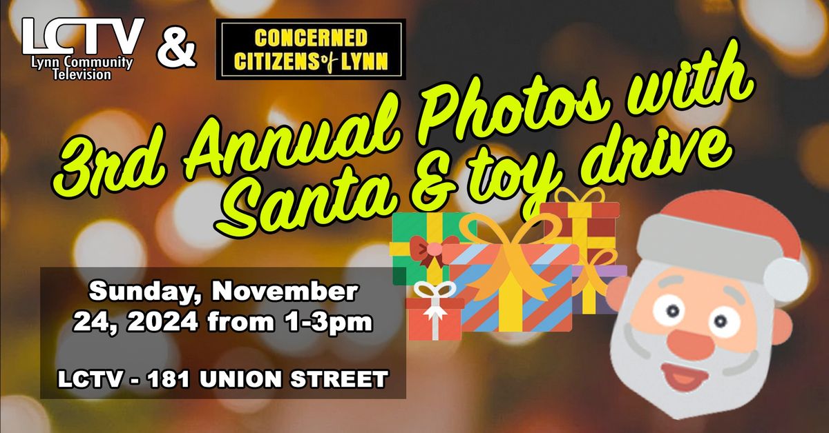 3rd Annual LCTV & CCOL Photos with Santa & Toy Drive