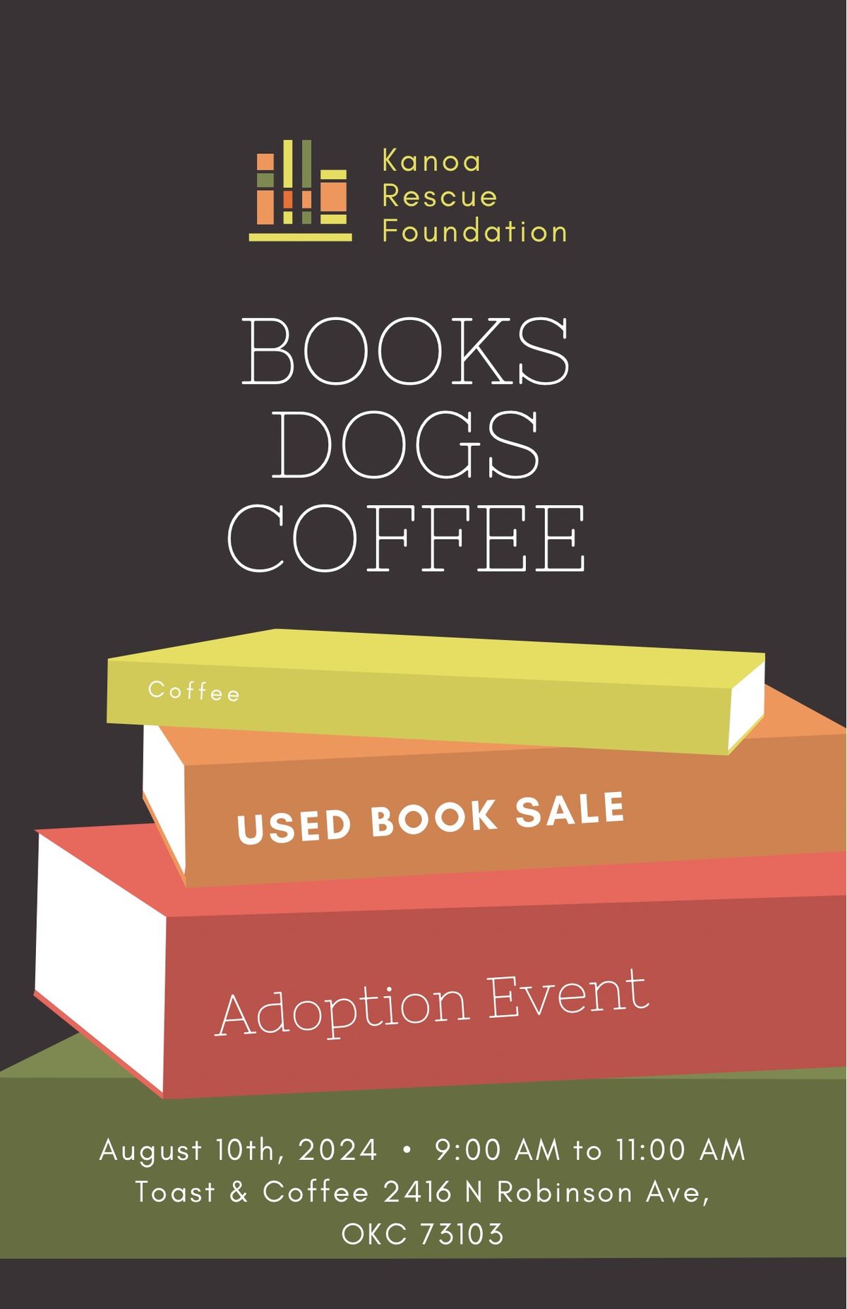 Paws and Pages: Used Book Sale & Adoption Event