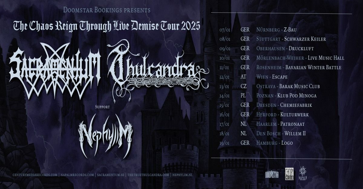 Thulcandra + Sacramentum \/ LIVE MUSIC HALL \/ Weiher