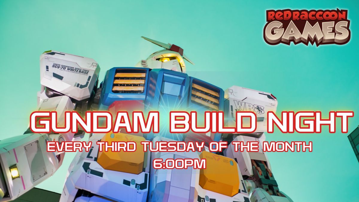 Red Raccoon Games Gundam Build Night