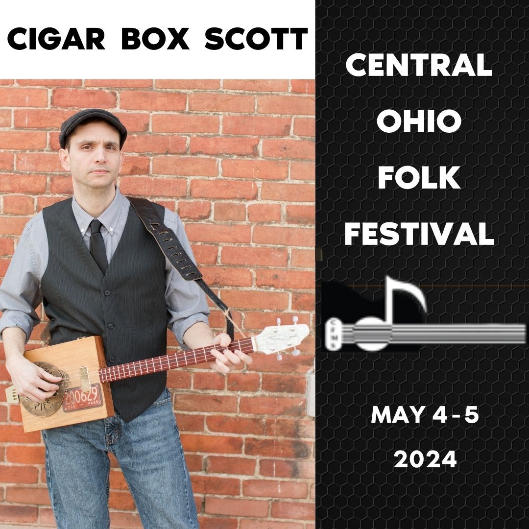 Cigar Box Scott at Central Ohio Folk Fest