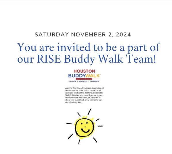 2024 Houston Buddy Walk- RISE Team