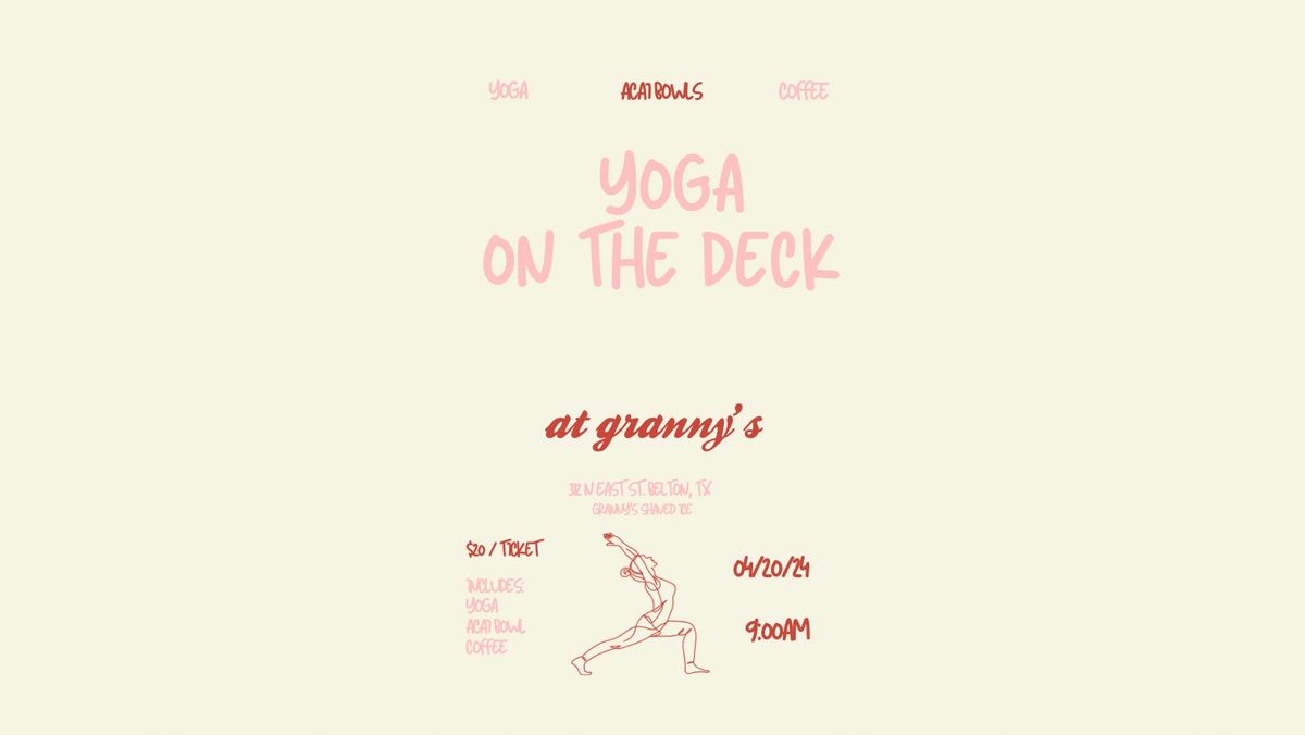Yoga on the Deck!