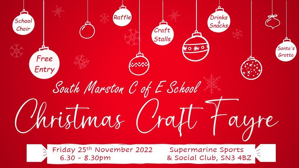 South Marston School Christmas Craft Fayre 2022