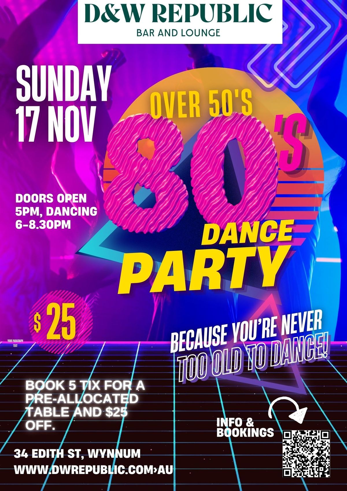 Over 50s Dance Party!