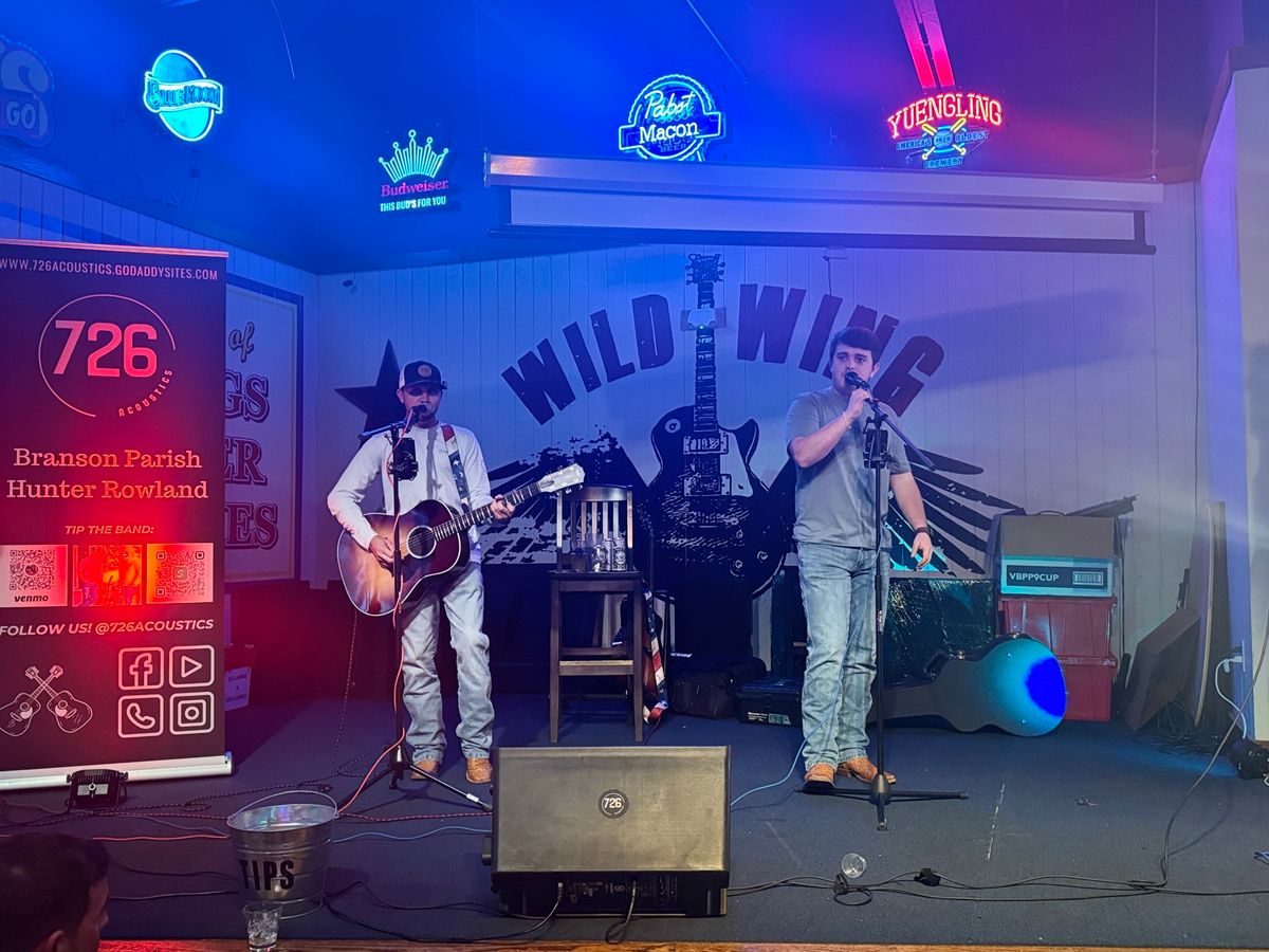 726 Acoustics Live @ Wild Wings Cafe Macon 