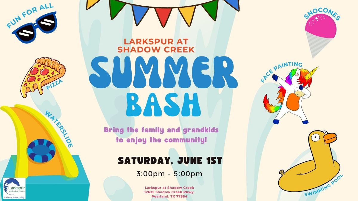 Larkspur Summer Bash