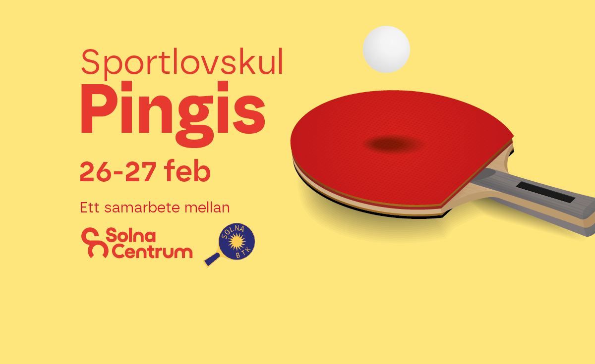 Sportlovskul i Solna Centrum - Pingis