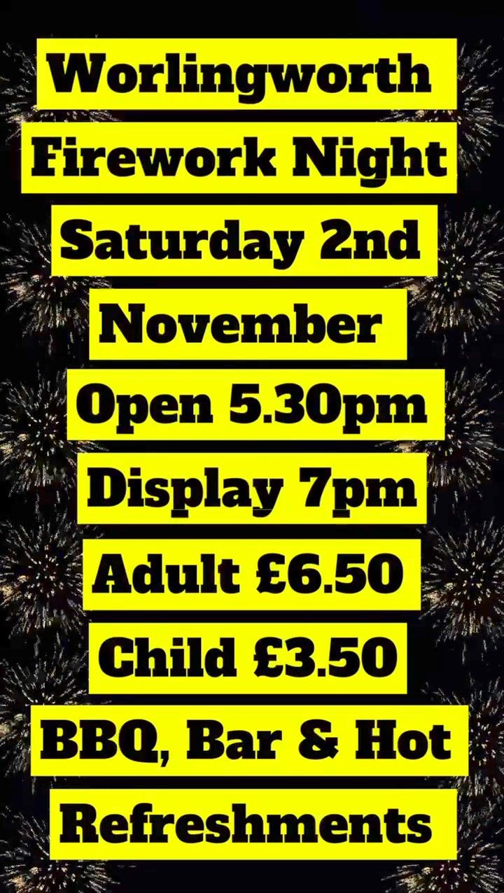 Worlingworth Firework Night