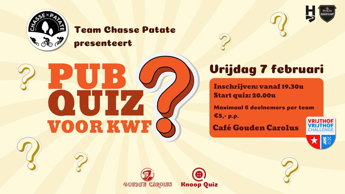 Pubquiz door Chasse Patate