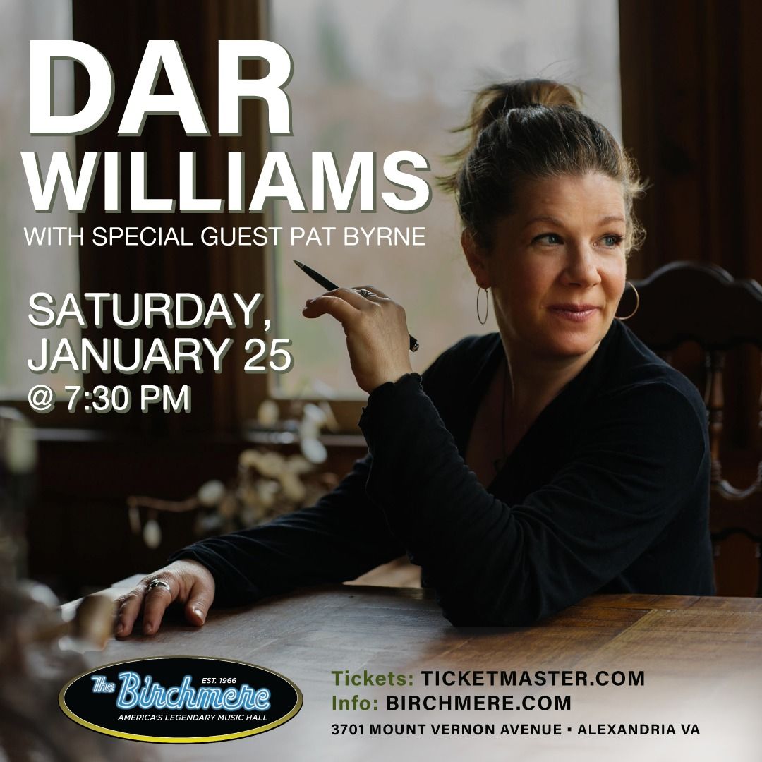 Dar Williams with special guest Pat Byrne