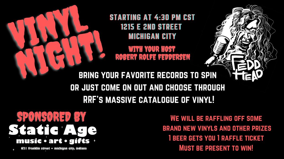 VINYL NIGHT W\/ROBERT ROLFE FEDDERSEN