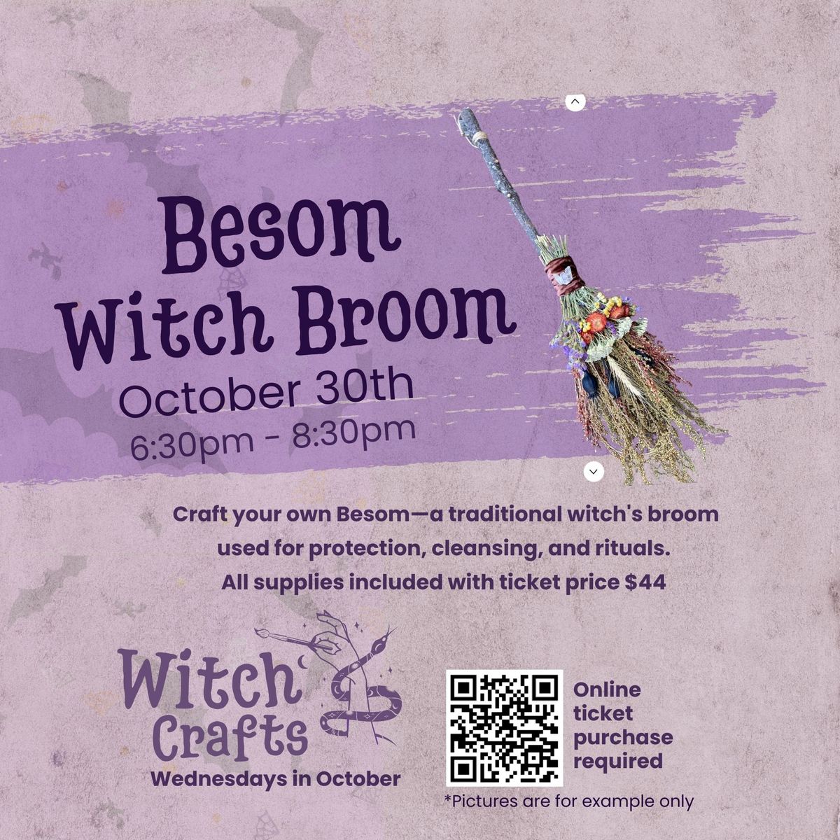 WitchCrafts - Create Your Own Besom - Witch Broom