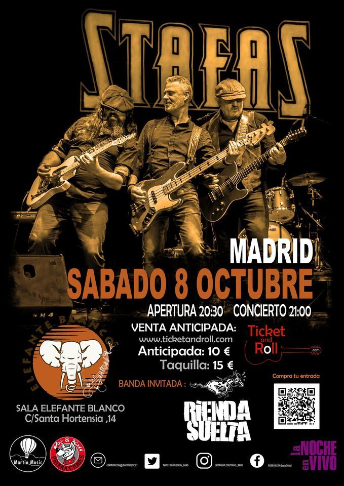 STAFAS concierto en Madrid