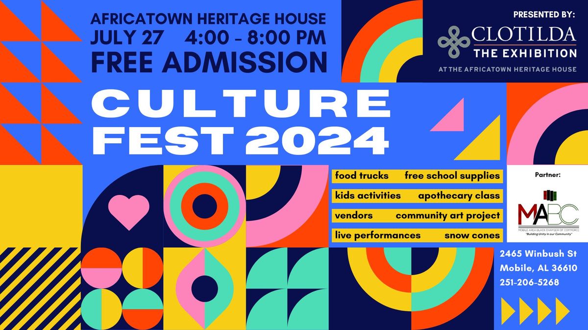 Culture Fest 2024 at Africatown Heritage House