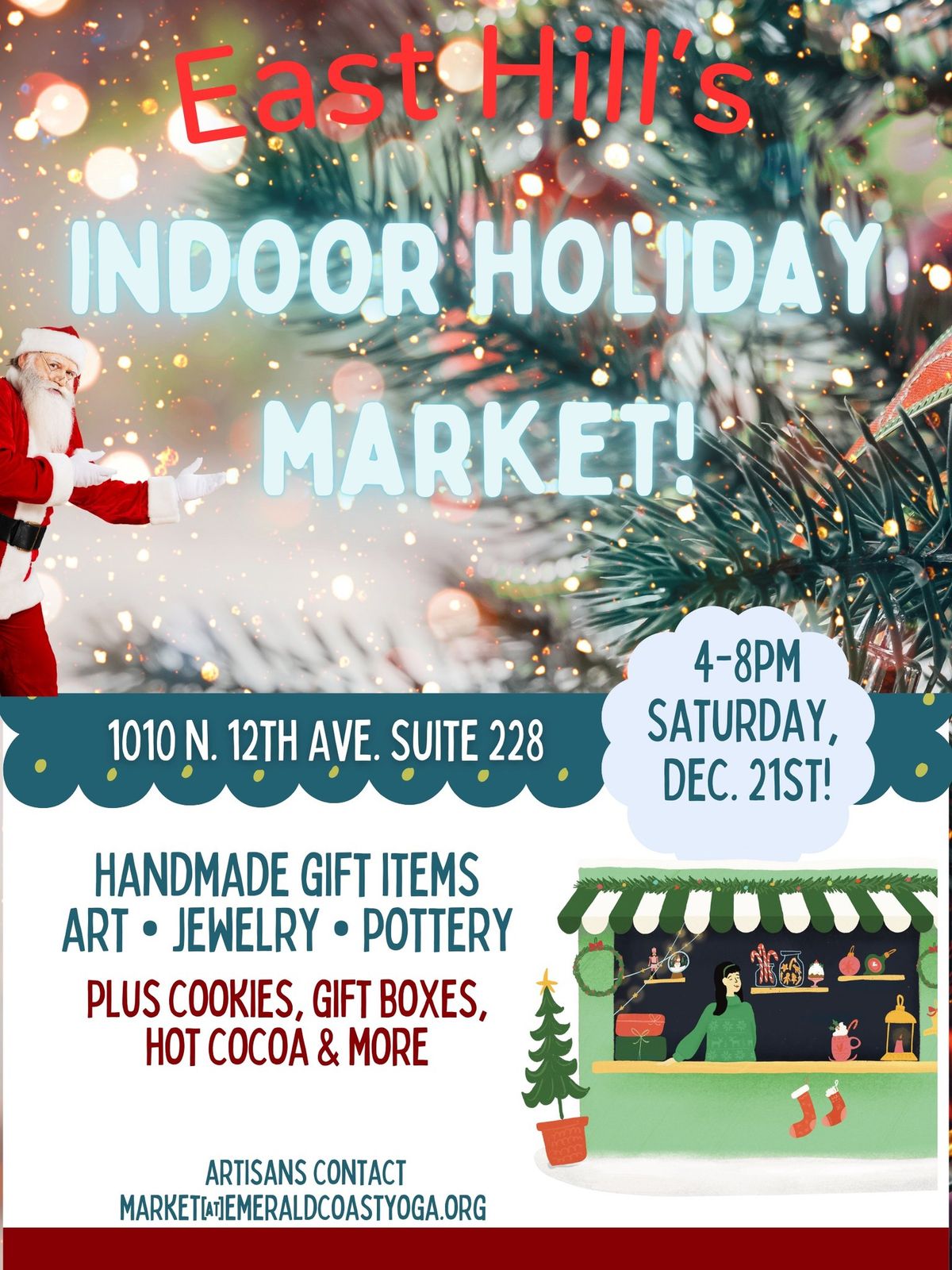 East Hill\u2019s Indoor Holiday Market!