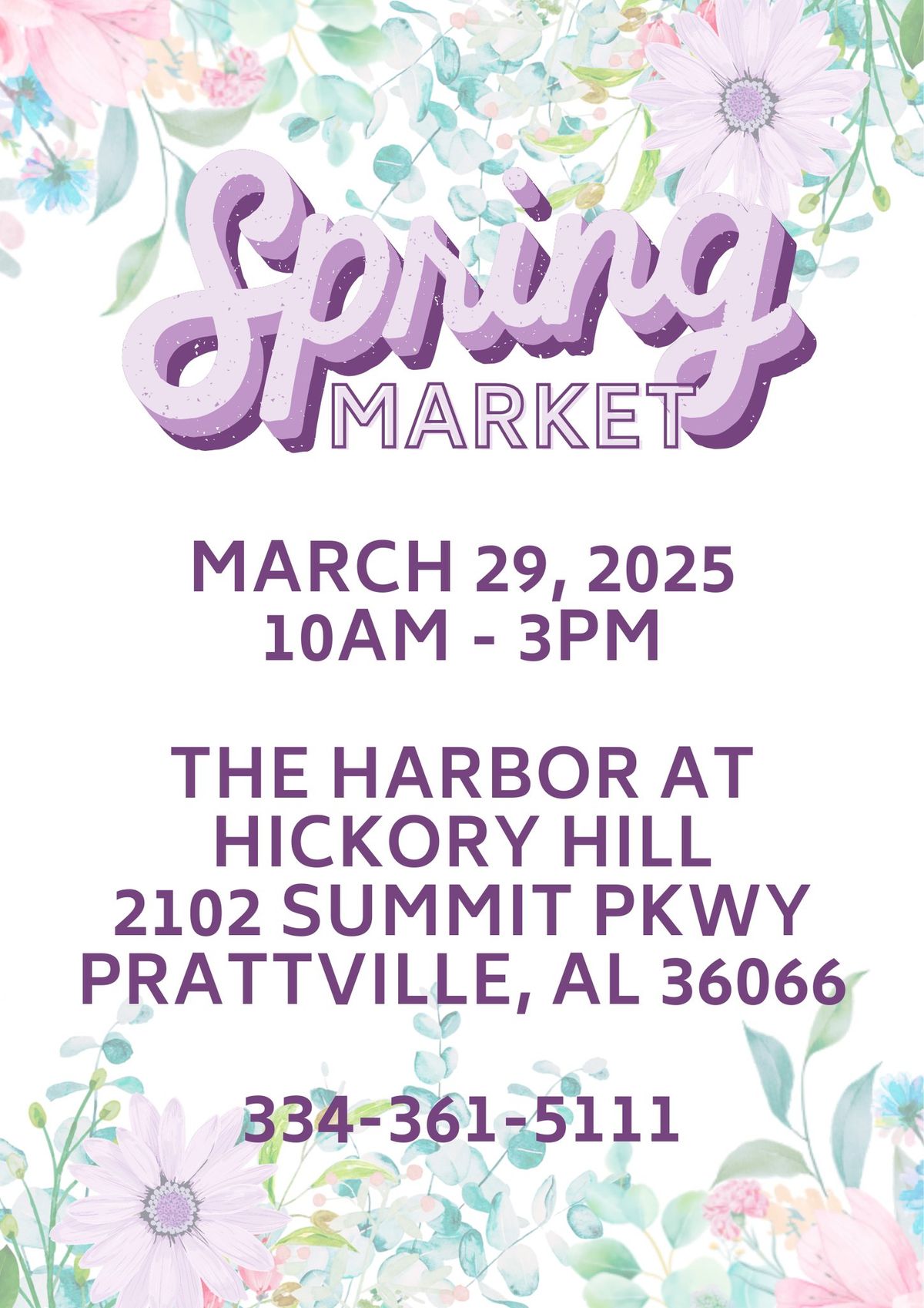 3rd Annual Spring Market 