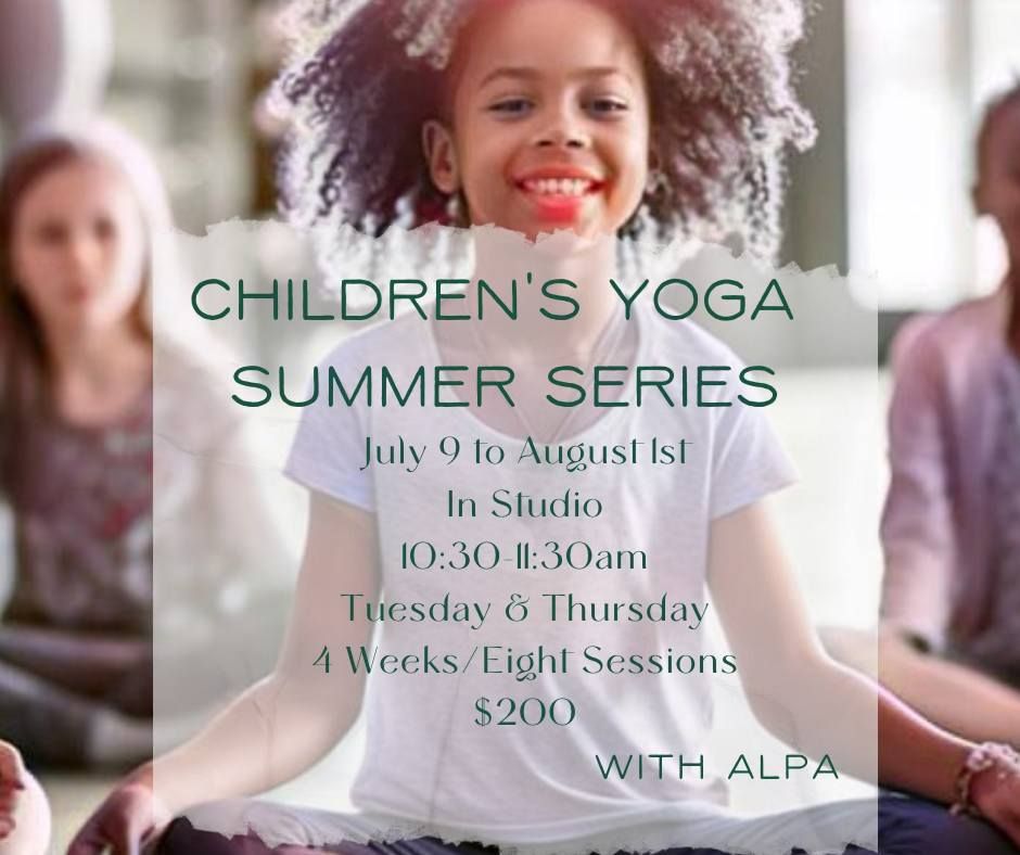 Children's Yoga Summer Series In Studio with Alpa
