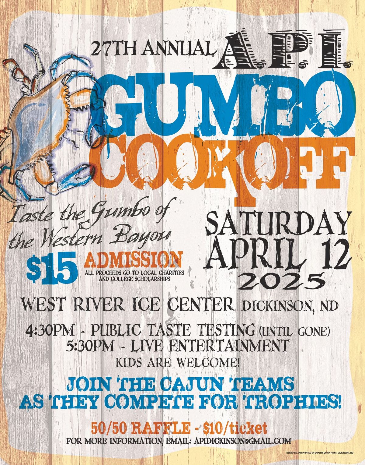 27th Annual API Gumbo Cookoff