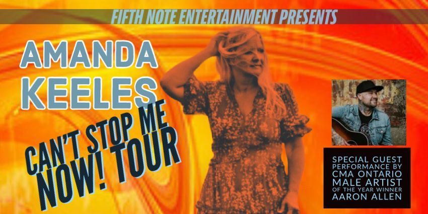 AMANDA KEELES "CAN'T STOP ME NOW" ALBUM RELEASE TOUR
