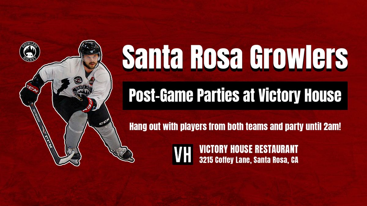 Growlers Post-game Party at Victory House