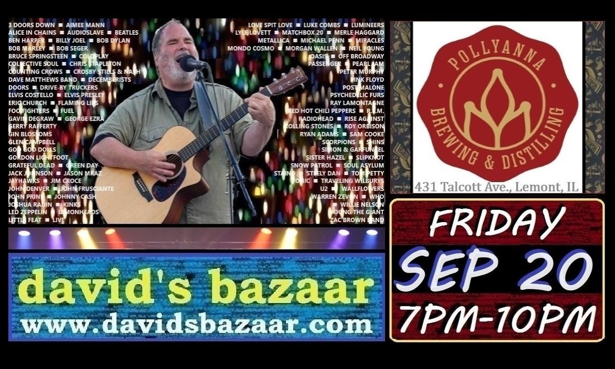 David's Bazaar @ Pollyanna Brewing Company, Lemont, IL