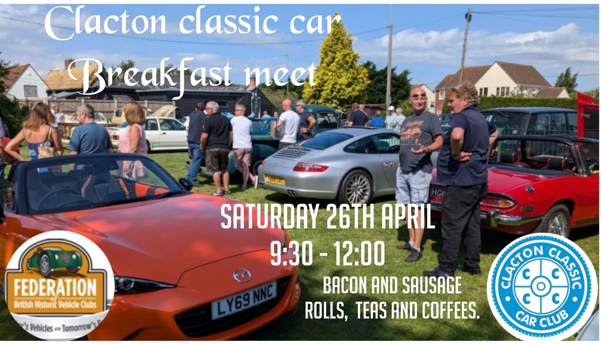 Clacton classic car breakfast meet 