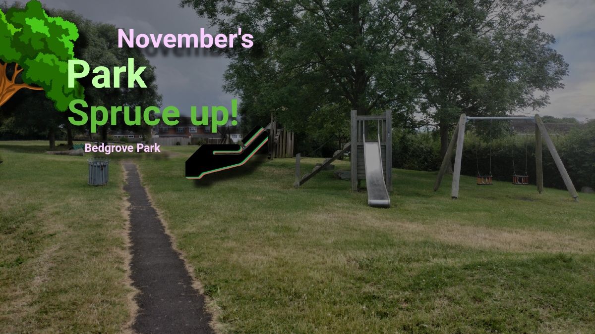 Novembers Park Spruce up - Bedgrove Park