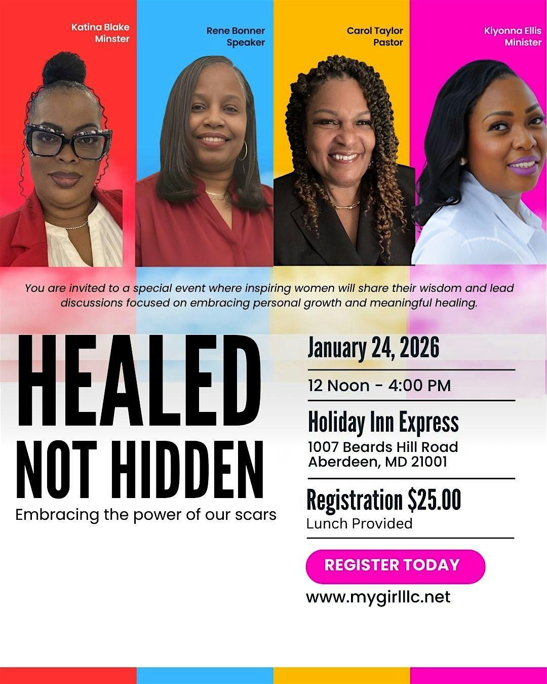 Healed Not Hidden Women's Conference