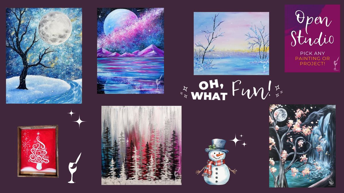 Paint and Sip Weekend Events Dec 27th-29th