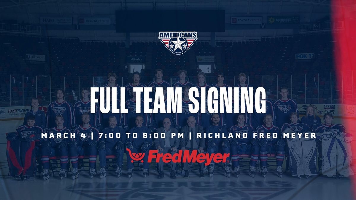 Richland Fred Meyer Full Team Signing