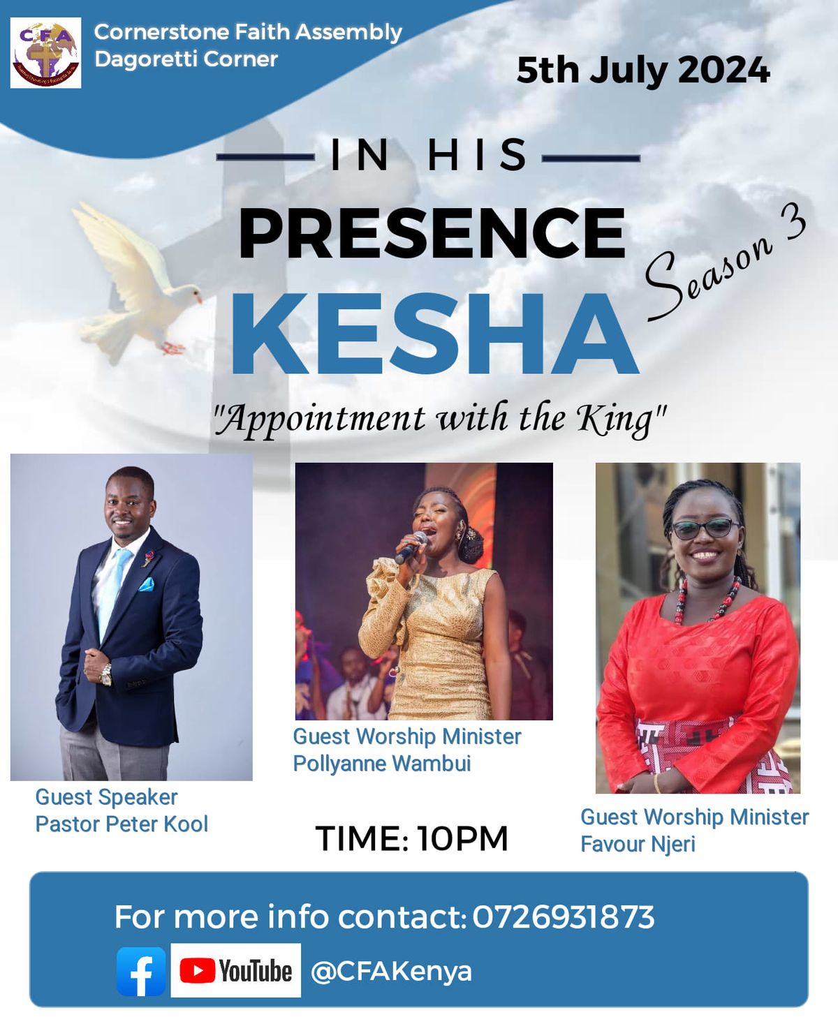 In His Presence Kesha Season 3