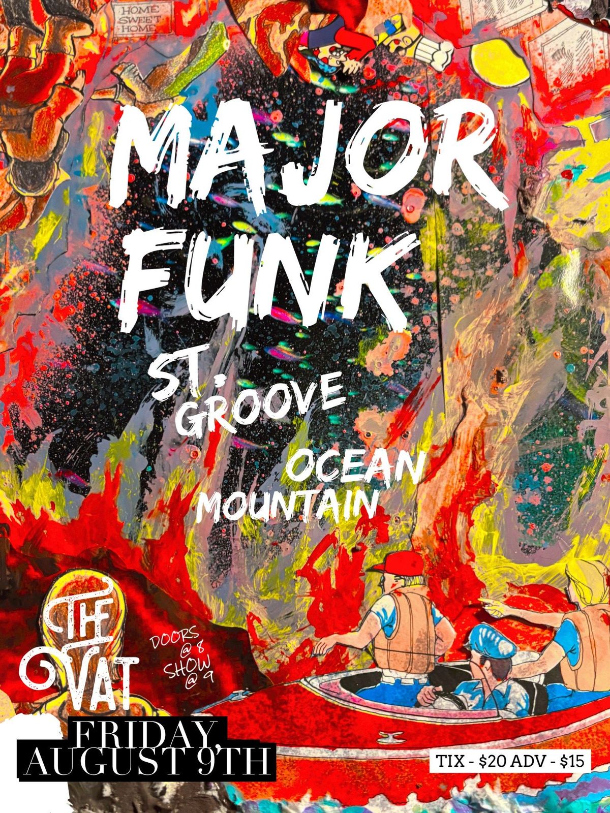 Major Funk at the Vat