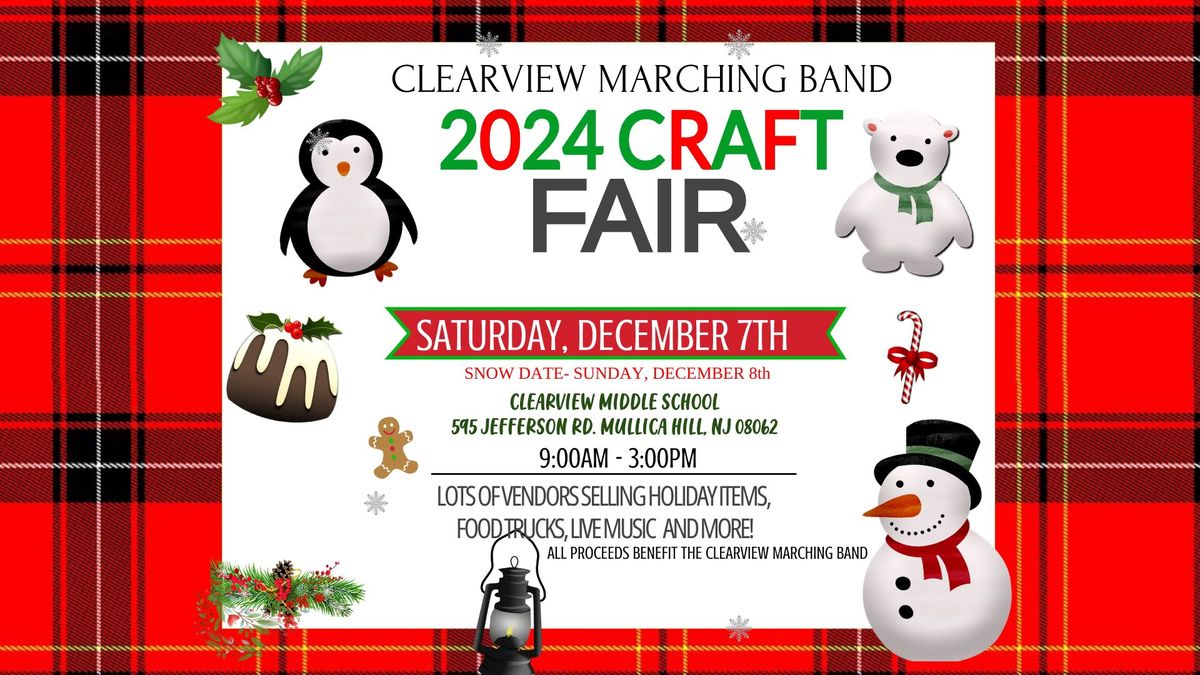 Clearview Craft Fair  |  Hosted by the Clearview Marching Band