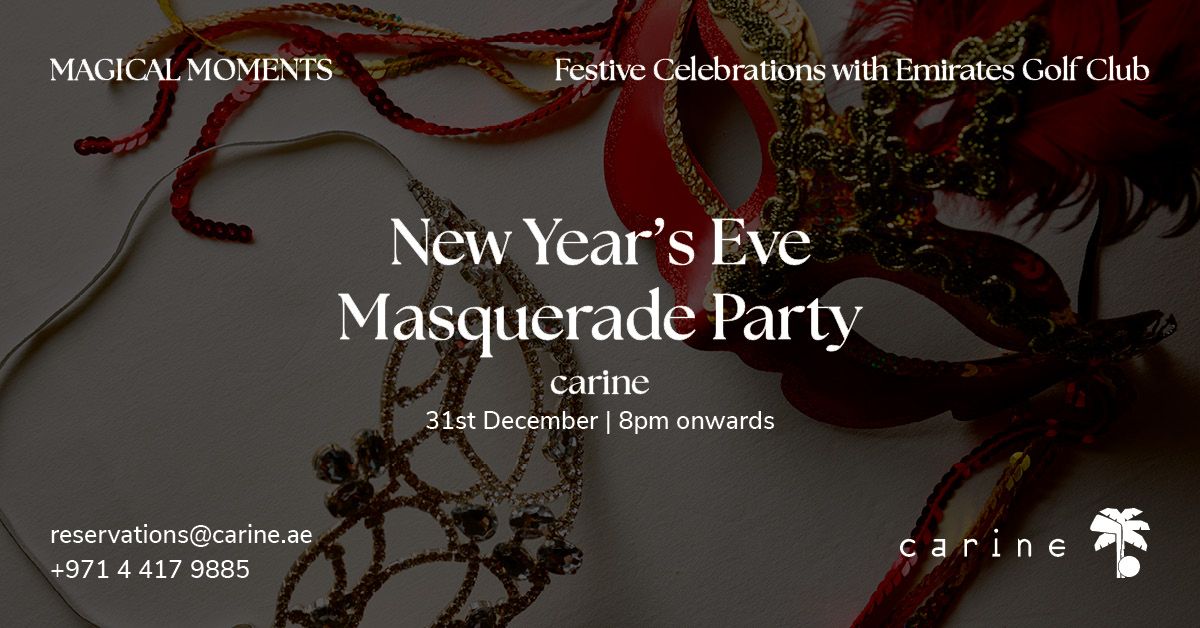 New Year\u2019s Eve Masquerade Party