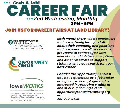 Grab A Job - Career Fair with IowaWORKS!