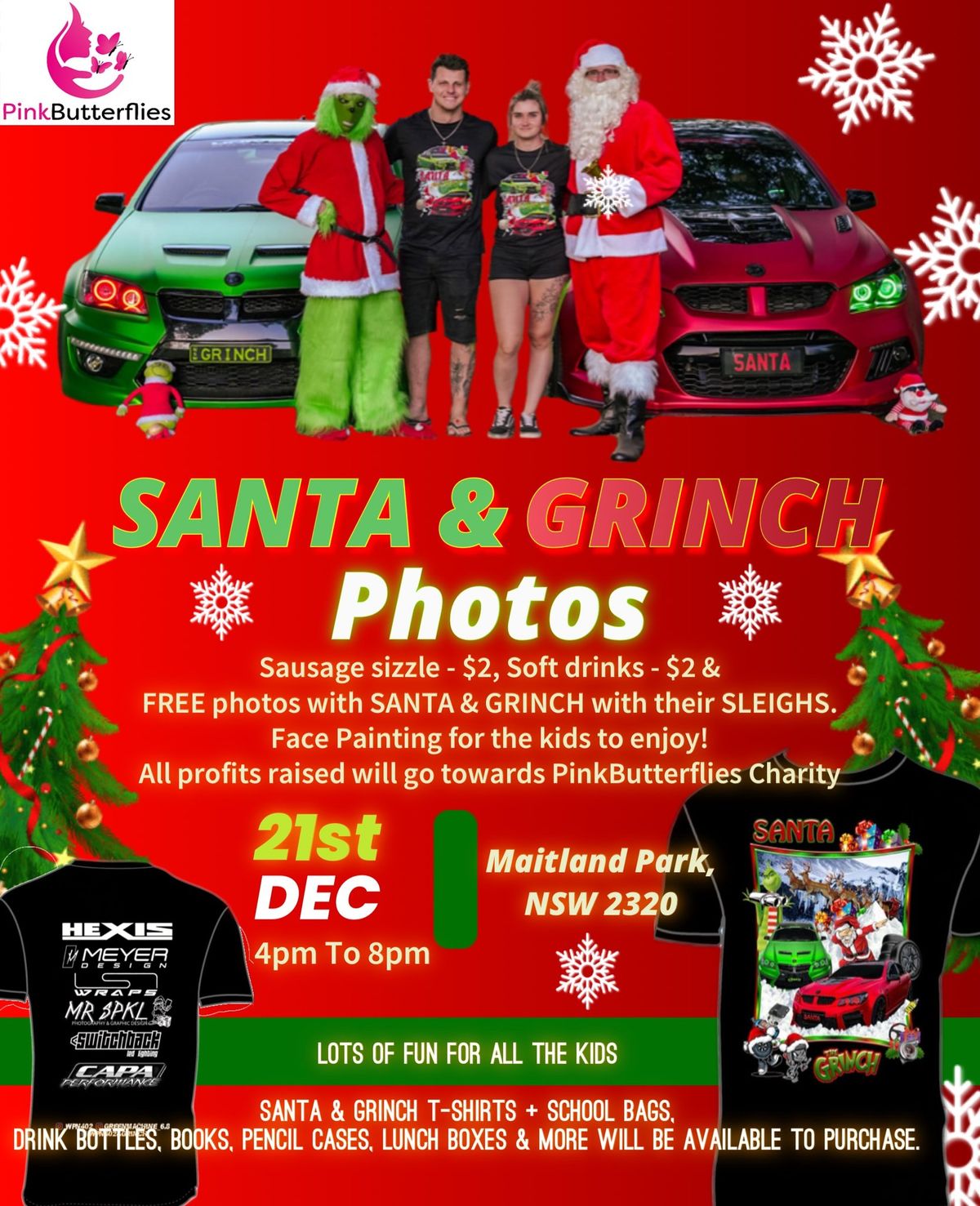 Meet SANTA, GRINCH & Their Sleighs 2024 Maitland