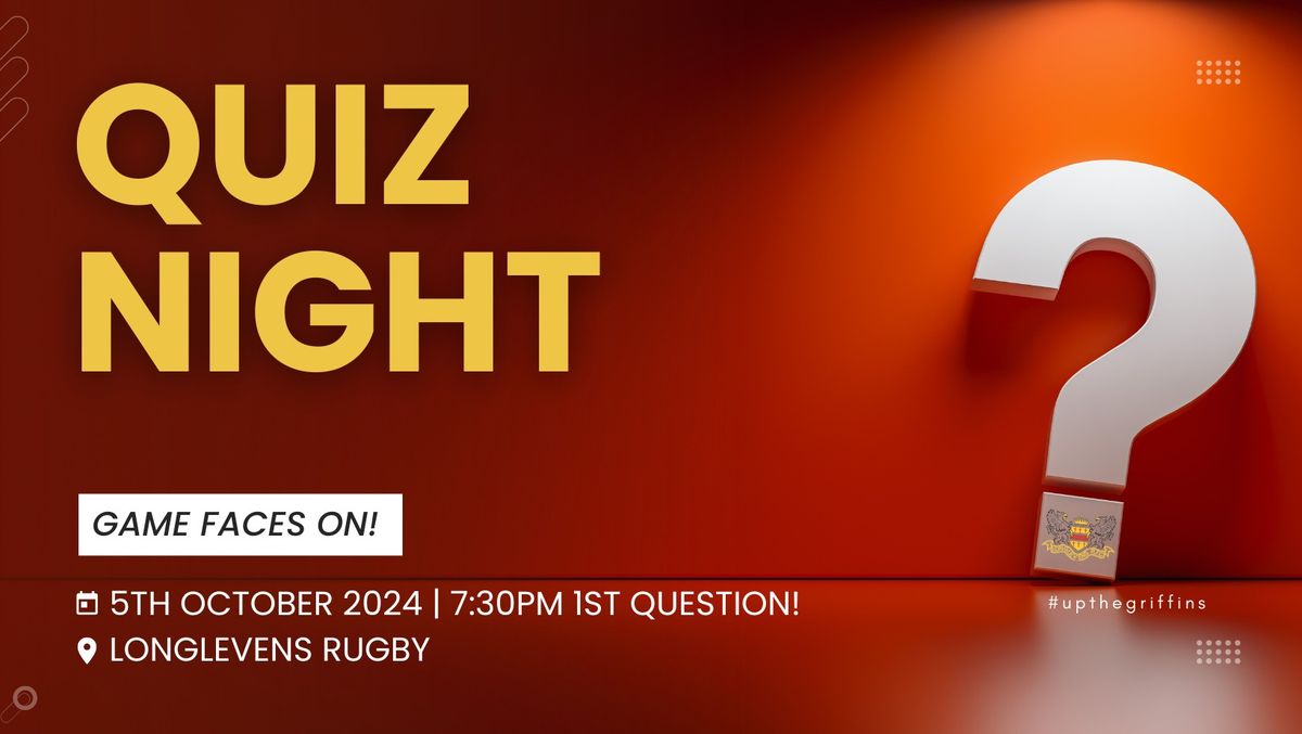 Quiz Night @ Longlevens Rugby 