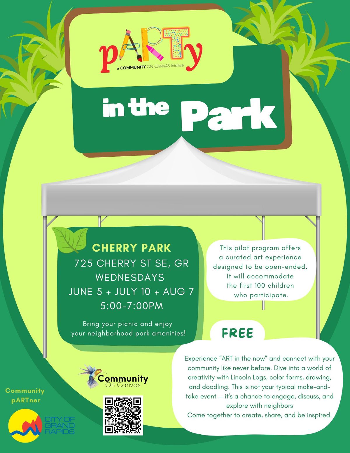 pARTy in the Park : Cherry Park Grand Rapids