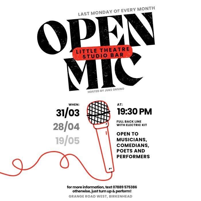 Open Mic Night at The Little Theatre Birkenhead