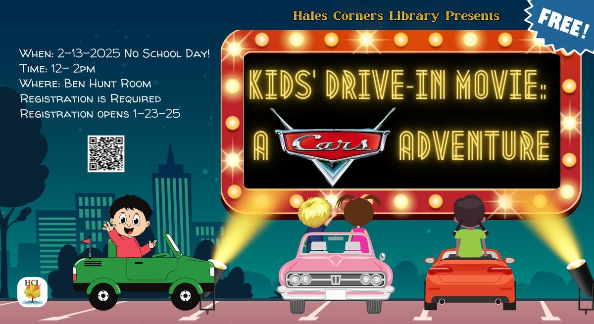 Kids' Drive-In Movie: A Cars Adventure