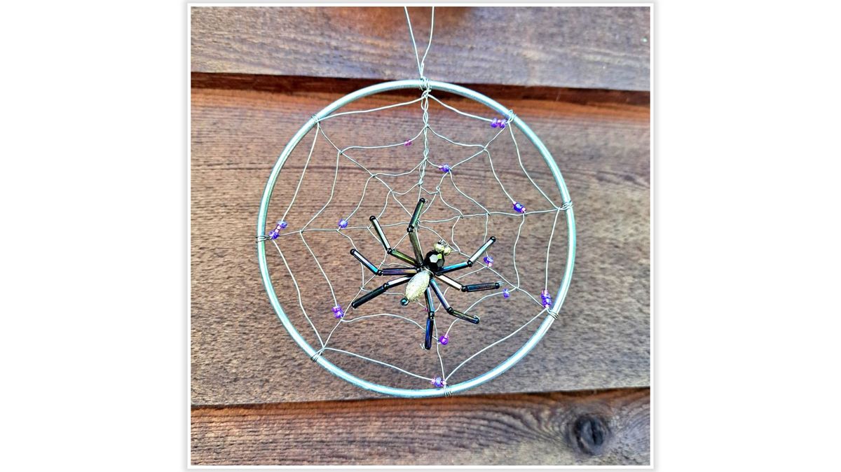 Beaded Spider on Web @ CVI Restaurant & Lounge